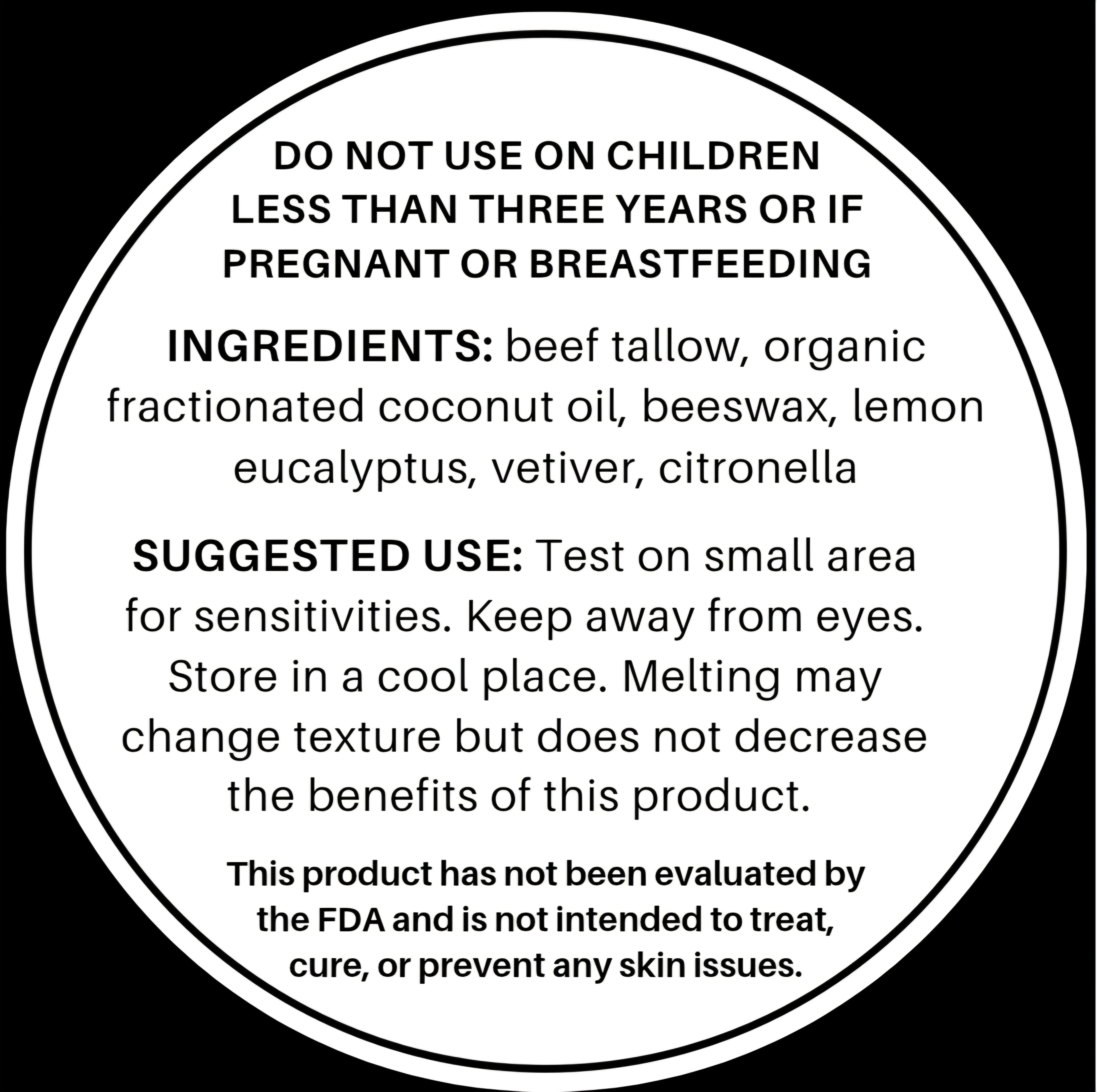 Tallow Bug Balm - Adult